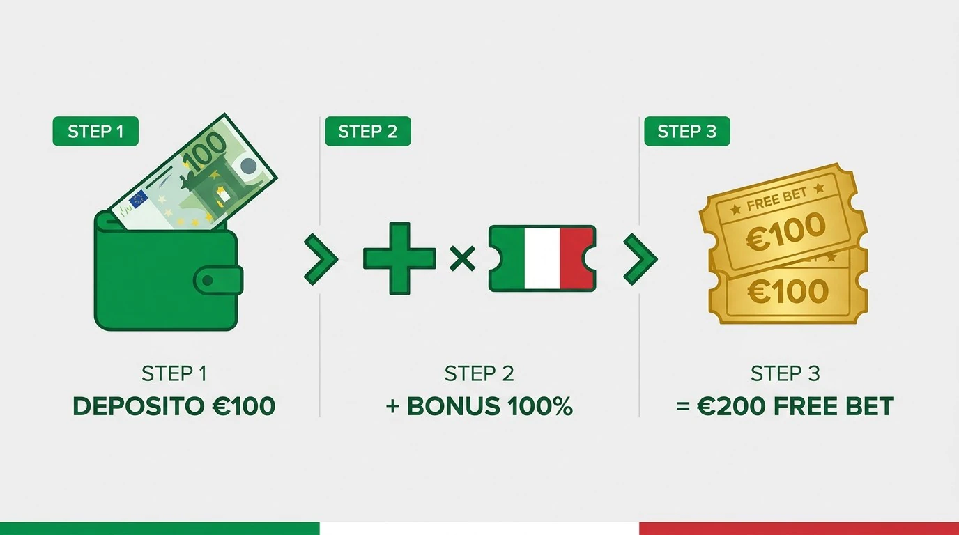 Betsport24 — meccanismo del bonus deposito spiegato