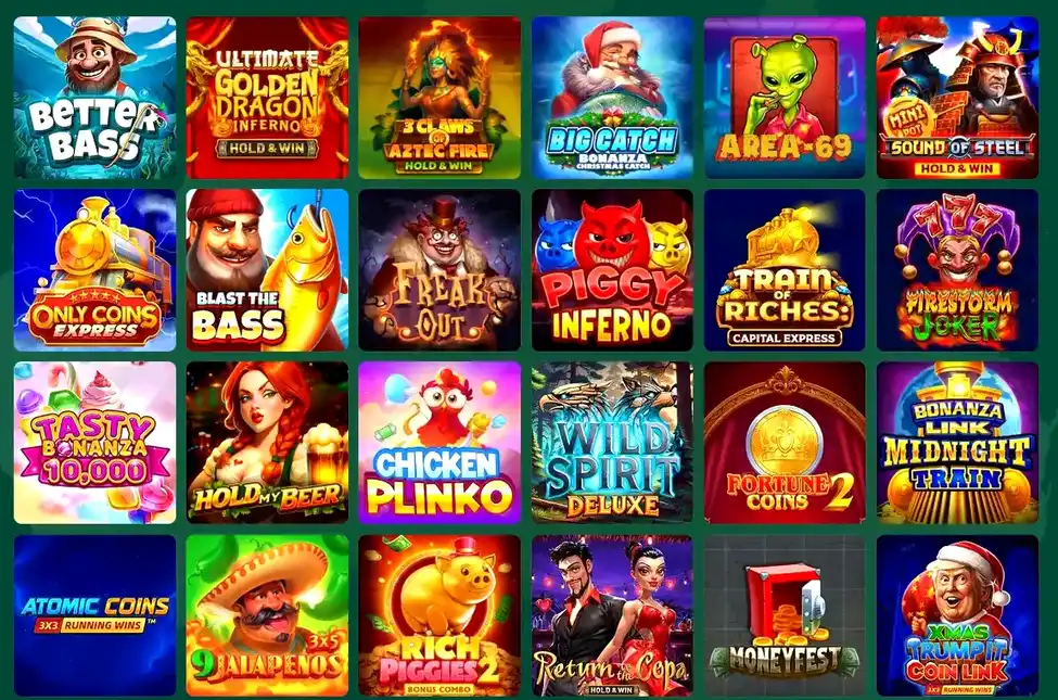 Betsport24 Slot — catalogo con oltre 3.200 titoli da 40+ provider